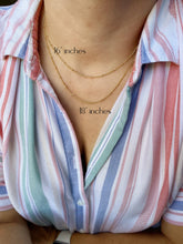 Load image into Gallery viewer, 18k Gold Filled 1mm Satellite Chain Available in 16", 18", 2