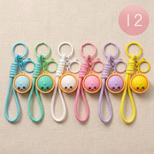 Load image into Gallery viewer, Cute Bao Bun Dumpling Stress Relief Fidget Clicker Bag Charm Keychains