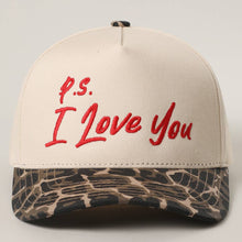 Load image into Gallery viewer, P.S. I Love You Valentine Embroidery Two-Tone Trucker Hat