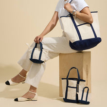 Load image into Gallery viewer, EcoCharm Cotton Everywhere-Carry Canvas Bag – Mini Size