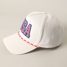 Load image into Gallery viewer, USA Patch Rope Trucker Hat