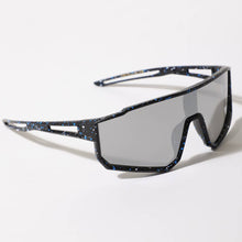 Load image into Gallery viewer, Boys Paint Splatter Shield Sport Sunglasses