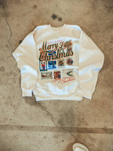 Load image into Gallery viewer, Have a Merry Christmas, Stamps Boxy Cotton 90's Sweatshirt