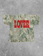 Load image into Gallery viewer, LOVER, PUFF Camo Western Boxy Cotton TShirt