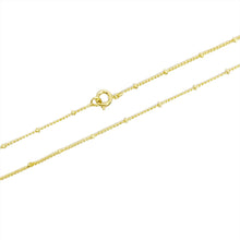 Load image into Gallery viewer, 18k Gold Filled 1mm Satellite Chain Available in 16", 18", 2