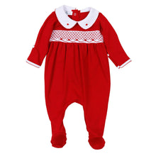 Load image into Gallery viewer, Millie Smocked Footie