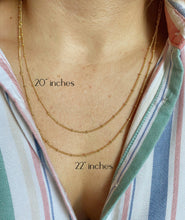 Load image into Gallery viewer, 18k Gold Filled 1mm Satellite Chain Available in 16", 18", 2