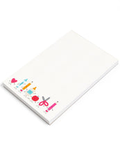 Load image into Gallery viewer, Smiley School Supplies Notepad