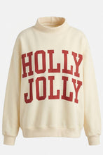 Load image into Gallery viewer, HOLLYJOLLY | Reversible Mock-Neck Sweatshirt