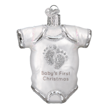 Load image into Gallery viewer, White Baby Onesie Ornament