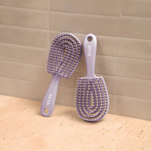 Load image into Gallery viewer, Mini Soft Violet Detangling Flexi Brush