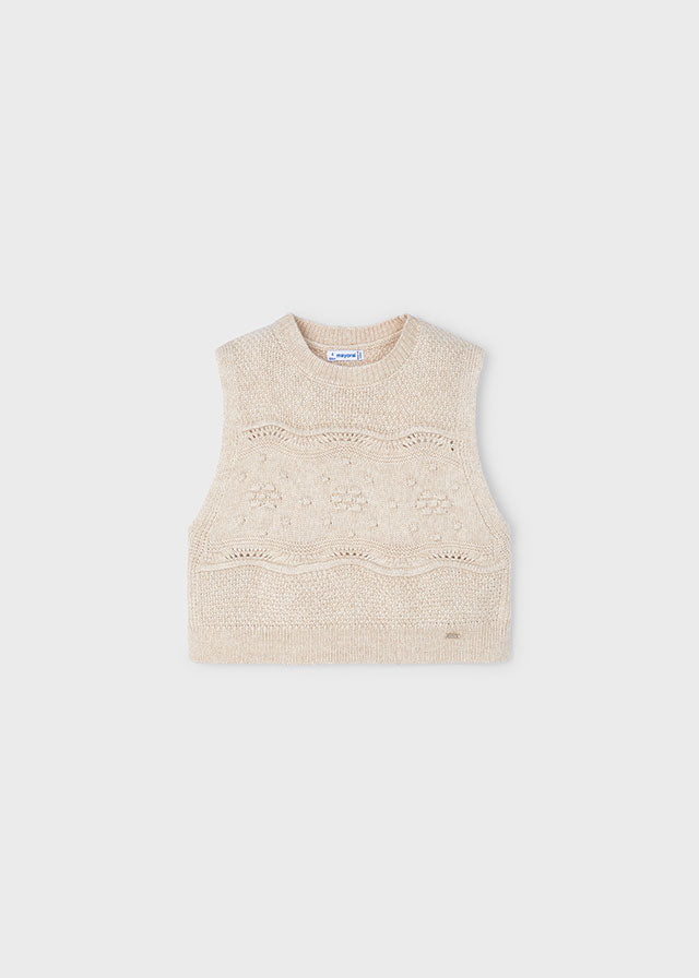 Vest - Knitted Cream