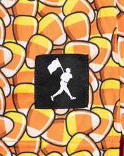 Load image into Gallery viewer, Candy Corn Mesh Shorts - Youth

