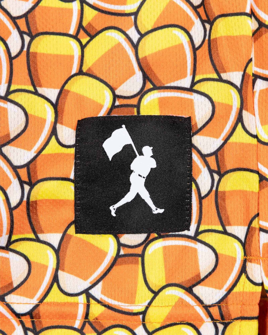 Candy Corn Mesh Shorts - Youth
