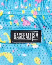 Load image into Gallery viewer, Pitchers That Paint Diamond Pro Mesh Shorts (Blue) - Youth
