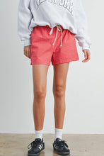 Load image into Gallery viewer, Elastic Drawstring Check Boxer Shorts
