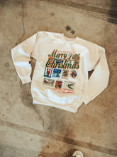 Load image into Gallery viewer, Have a Merry Christmas, Stamps Boxy Cotton 90&#39;s Sweatshirt

