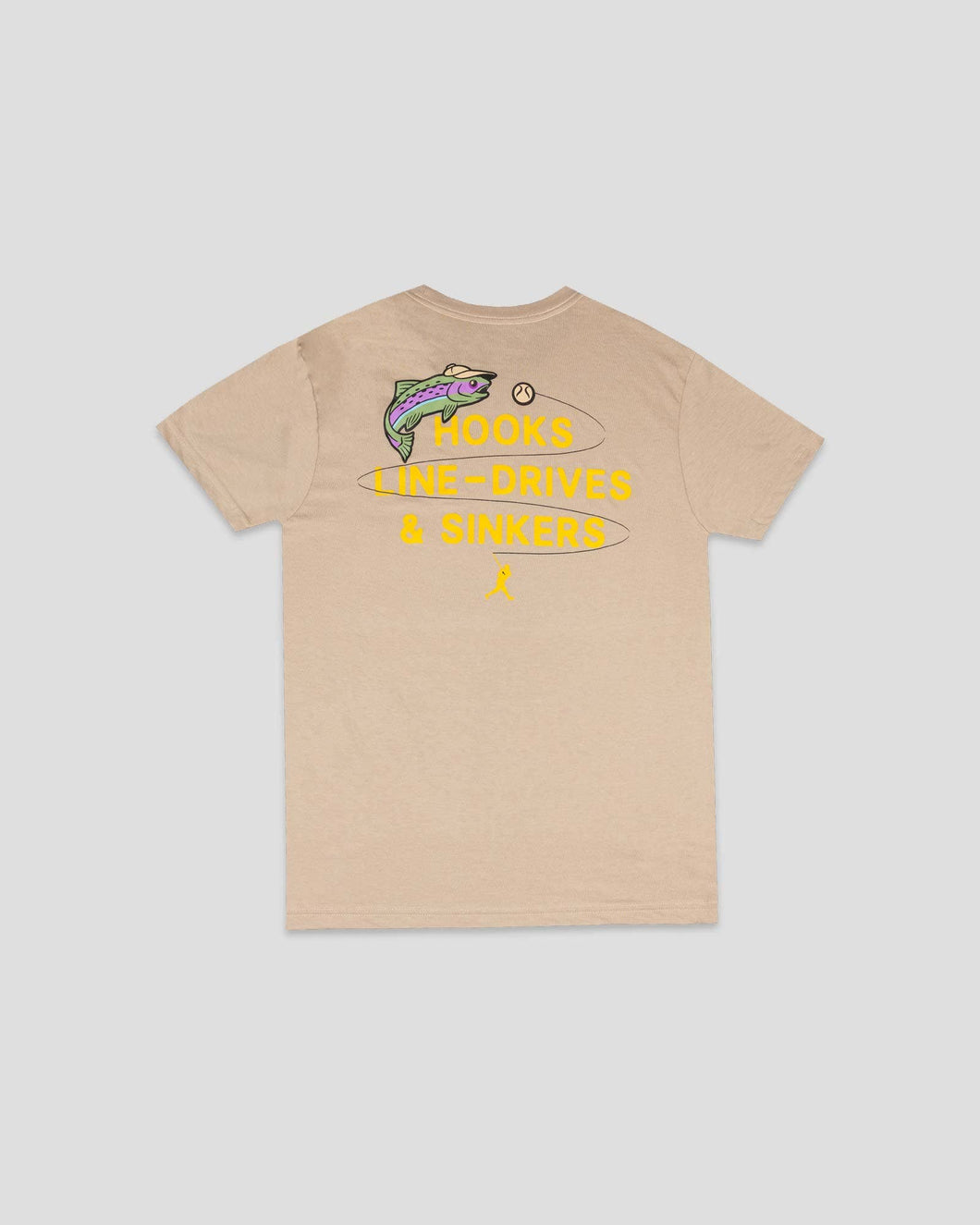 Fishing Club Hooks, Line Drives and Sinkers T-Shirt - Youth