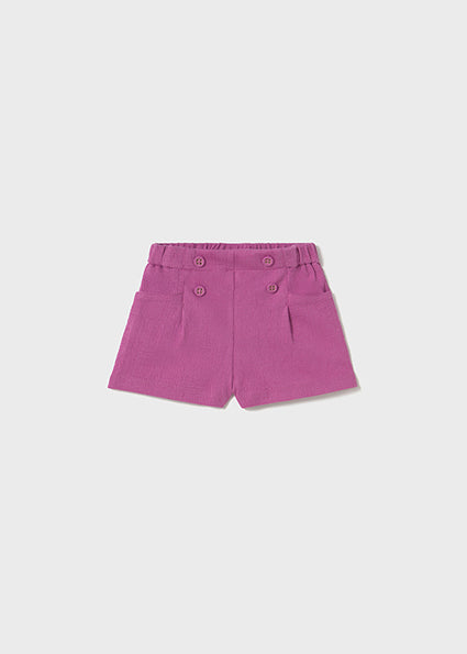 Short - Button Fuschia