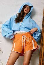 Load image into Gallery viewer, Windbreaker Shorts With Contrast Stripe
