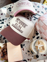 Load image into Gallery viewer, Coffee Run - Brown Vintage Trucker Hat

