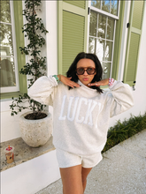 Load image into Gallery viewer, Lucky mock neck sweatshirt - ash (RTS)
