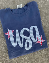 Load image into Gallery viewer, Denim USA Patriotic 4th of July Short Sleeve
