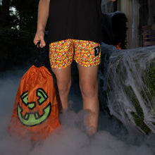 Load image into Gallery viewer, Candy Corn Mesh Shorts - Youth
