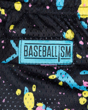 Load image into Gallery viewer, Pitchers That Paint Diamond Pro Mesh Shorts (Black) - Youth

