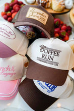 Load image into Gallery viewer, Coffee Run - Brown Vintage Trucker Hat
