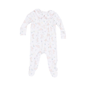 Footie - Bunny and Duck Smocked