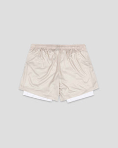 Diamond Air Liner Mesh Training Shorts (Cream) - Youth
