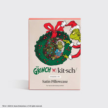 Load image into Gallery viewer, The Grinch x Kitsch Satin Pillowcase in Whoville
