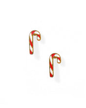 Load image into Gallery viewer, Screwback Stud Earrings - Peppermint Twist
