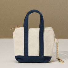 Load image into Gallery viewer, EcoCharm Cotton Everywhere-Carry Key Charm Coin Purse- Micro Mini
