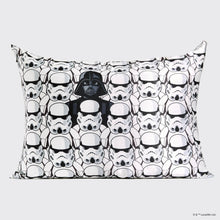 Load image into Gallery viewer, Star Wars™ &amp; Kitsch Satin Pillowcase in Darth Vader &amp; Stormtroopers
