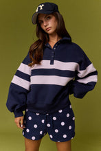 Load image into Gallery viewer, Lottie Stripe Rugby Pullover
