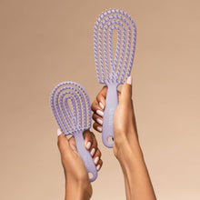 Load image into Gallery viewer, Mini Soft Violet Detangling Flexi Brush
