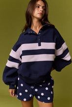 Load image into Gallery viewer, Lottie Stripe Rugby Pullover
