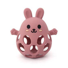 Load image into Gallery viewer, Silicone 3D Funny Bunny Teether
