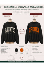 Load image into Gallery viewer, HAUNTED | Dripping Print Reversible Sweatshirt
