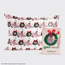 Load image into Gallery viewer, The Grinch x Kitsch Satin Pillowcase in Cindy Lou Who
