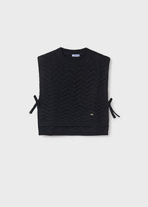 Knit Vest - Black