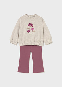 Set - Flower Pullover & Legging