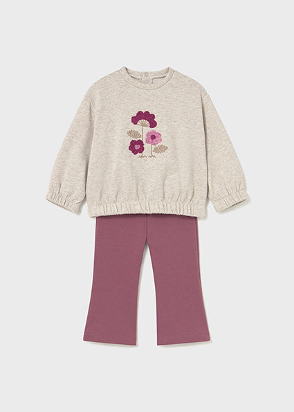Set - Flower Pullover & Legging