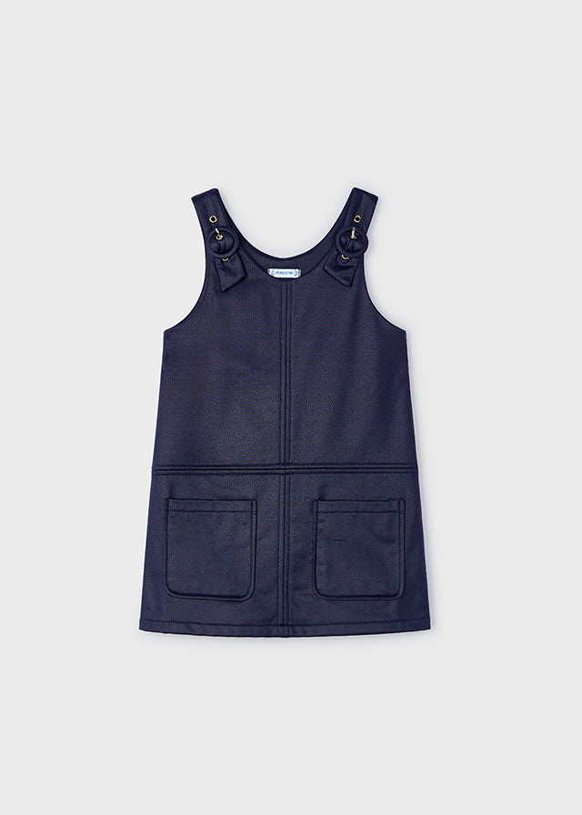 Pinafore - Navy Knit