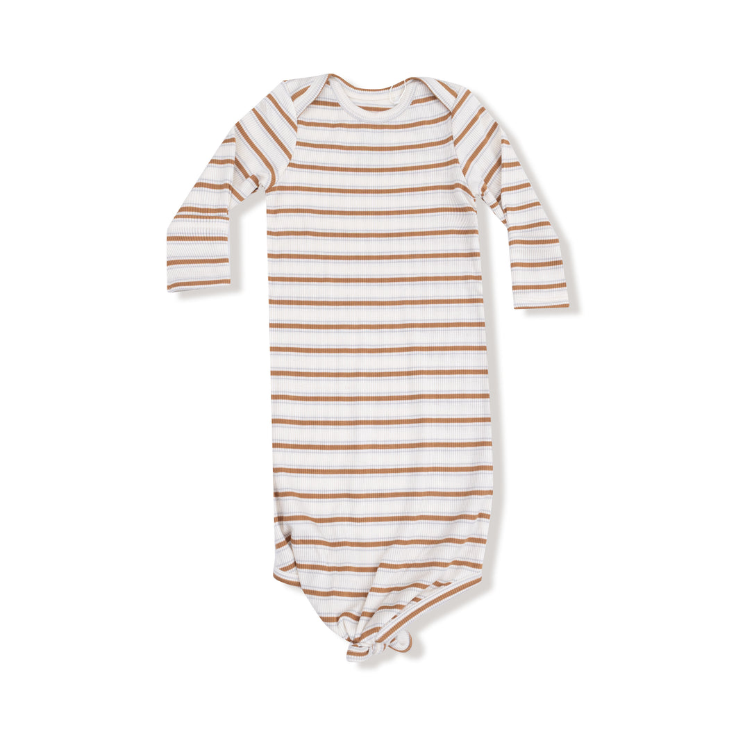 Gown - Vintage Stripe Brown