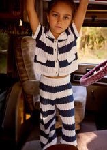 Load image into Gallery viewer, Set - Navy White Knit
