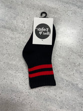 Load image into Gallery viewer, Socks - Black Red V2
