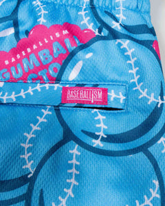 Gumball Factory Diamond Air Mesh Shorts (Light Blue) - Youth